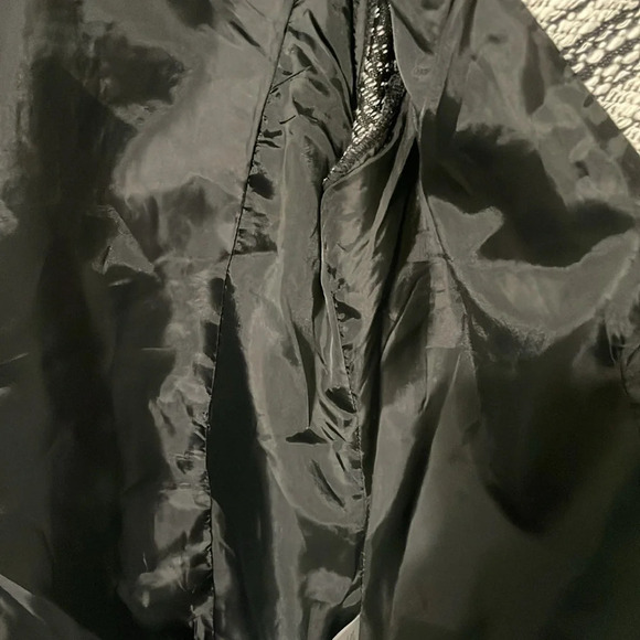 Christopher & Banks Cotton Blend Embroidered Black & White Blazer Jacket Size L - Picture 5 of 7